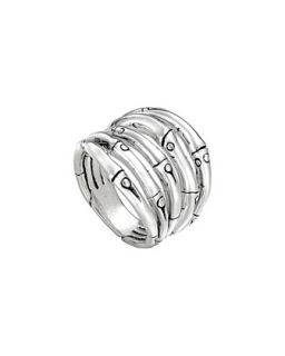 Bamboo Silver Wide Ring, 18mm   John Hardy   Silver (7)