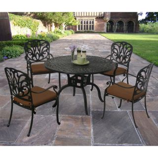 Oakland Living Hampton 48 in. Patio Dining Set   Patio Dining Sets