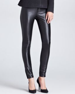 Womens Leather Front Pants, Black   Karolina Zmarlak   Black (10)