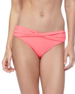 Womens Goddess Twist Band Hipster Bottom   Seafolly   Red hot (10)
