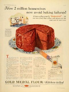 1926 Ad Gold Medal Flour Washburn Crosby Minneapolis MN Bake Art Kitchen Test   Original Print Ad  
