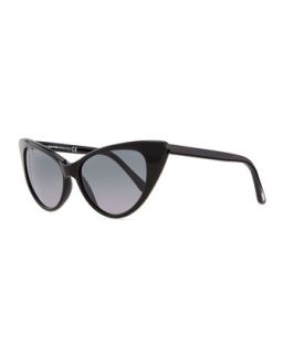 Nikita Cat Eye Sunglasses   Tom Ford   Shiny black