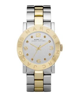 Amy Two Tone Watch, Stainless Steel/Yellow Golden   MARC by Marc Jacobs  