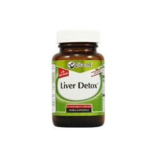 Vitacost Liver Detox    60 Vegetarian Capsules  Single Spices And Herbs  Grocery & Gourmet Food