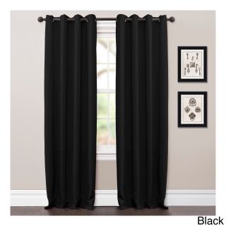 Lush Decor 84 inch Jamel Blackout Curtain Grommet Top Panel Pair