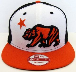 California Republic XL Logo New Era Retro Snapback Cap Hat Tri 