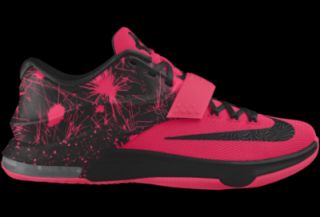 Nike KD7 iD Custom Basketball Shoes   Pink