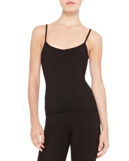 Womens Silk Jersey Camisole, Black   Ralph Lauren Collection   Black (XS)