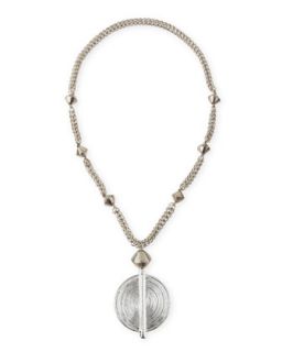 Silver Medallion Necklace   Nest