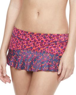Womens Aurora Skirted Swim Bottom   MARC by Marc Jacobs   Pop pink (SMALL)