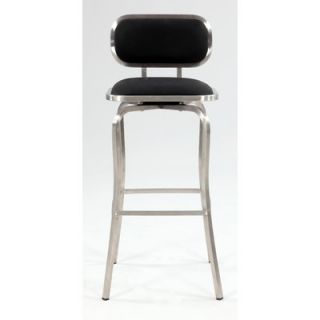 Chintaly Modern 31 Bar Stool 1192 BS BLK / 1192 BS WHT Color Black