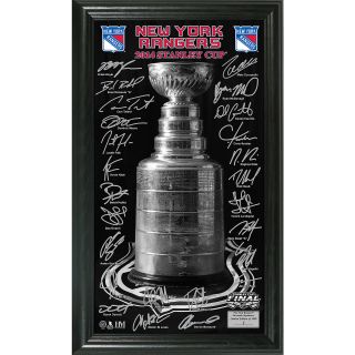 The Highland Mint New York Rangers 2014 Stanley Cup Final Signature Pano