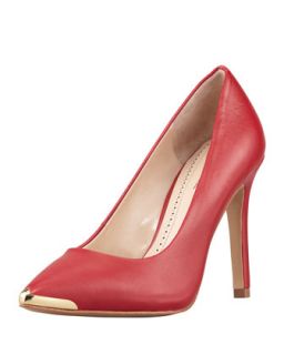 Christelle Metal Tip Pointy Toe High Heel Pump, Red   Pour la Victoire   Red