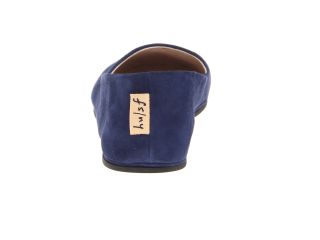French Sole Sloop Navy Suede