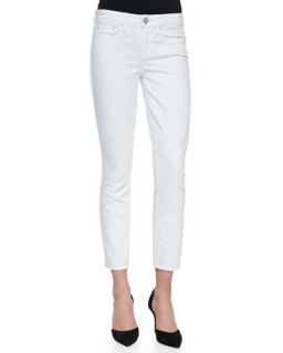 Womens Dylan Slim Ankle Jeans, White   Vince   White (24)