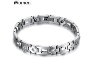 His and Hers Asian Style Titanium Energy Magnetic Bracelet in a Nice Gift Box TS3357 (Hers) Jewelry
