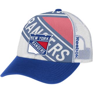 REEBOK Mens New York Rangers Structured Draft Cap