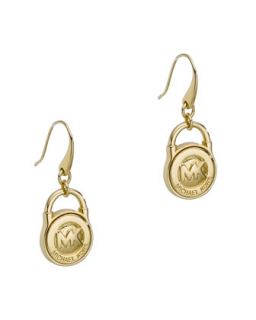 Lock Earrings, Golden   Michael Kors   Golden
