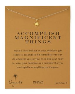 Gold Dipped Accomplish Magnificent Things Necklace   Dogeared   Gold