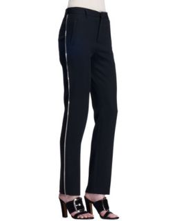 Womens Side Zipper Wool Pants   Givenchy   Black (40/6)