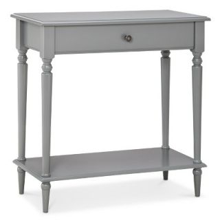Console Table Threshold Turned Leg Console Table   Gray