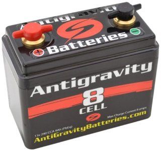 Antigravity Compact Lithium Motorcycle Battery 240 CCA   3 Year Warranty DK AG 8CL Automotive
