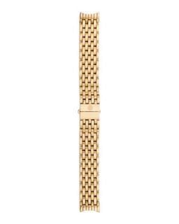 16mm Serein 18k Gold Plated Bracelet Strap   MICHELE   Gold (16mm ,18k ,6mm )