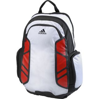 adidas ClimaCool Speed Backpack, White/scarlet