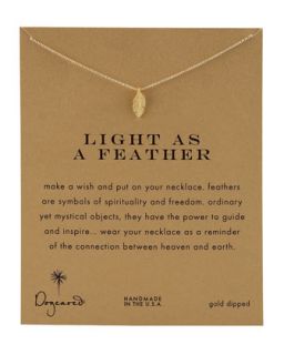 Light as a Feather Necklace   Dogeared   Gold