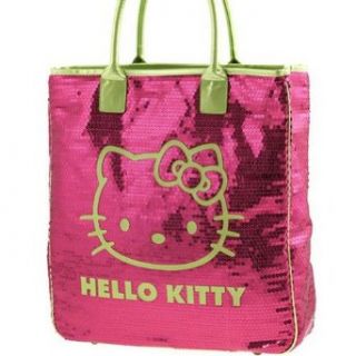 Hello Kitty pink sequins large shopping bag by Camomilla Clothing