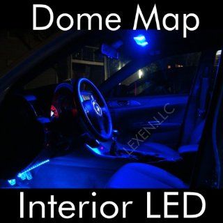 LED BLUE 2X DOME MAP INTERIOR LIGHT BULB 9 SMD CIRCLE PANEL XENON HID LAMP   FITS ALL VEHICLES Automotive