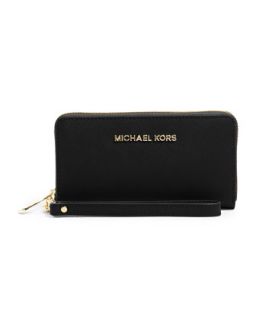 Large Jet Set Multifunction Phone Case   MICHAEL Michael Kors   Black (LARGE )