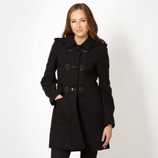The Collection Black duffle coat