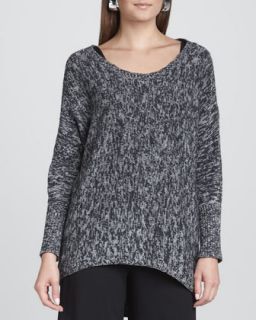 Organic Cotton Twisted Nubble Top   Eileen Fisher