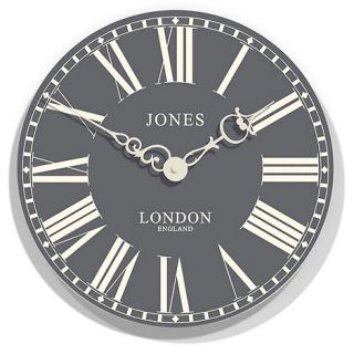 Jones Grey Suffolk wall clock