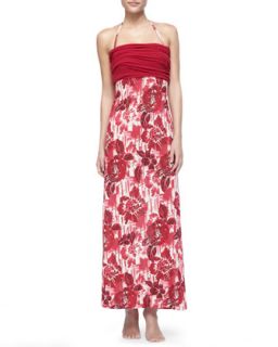 Womens Floral Dress/Skirt Coverup   Jean Paul Gaultier   Porpora 360 (SMALL)