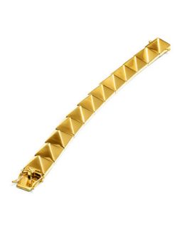 Large Pyramid Bracelet, Yellow Gold   Eddie Borgo   Gold (LARGE )