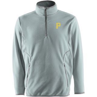 Antigua Pittsburgh Pirates Mens Ice Pullover   Size Large, Silver (ANT PIR