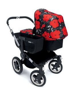 Andy Warhol Donkey Flowers Tailored Fabric Set   Bugaboo   Black red