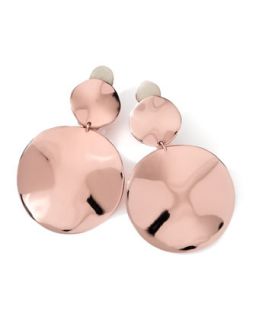 Ippolita Rose Snowman Earrings with Clip   Rose