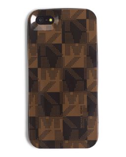 Checkerboard iPhone 5 Cover   MICHAEL Michael Kors   Brown