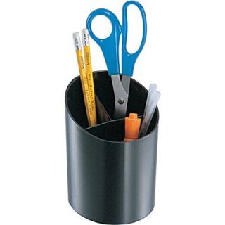 Black Plastic Desk Collection, (Recycled) Big Pencil Cup