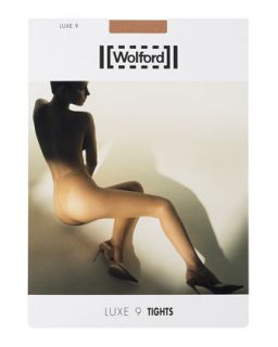 Womens Luxe 9 Tights   Wolford   Black (SMALL)