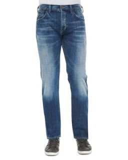 Mens Core Nathan Light Wash Jeans, Blue   Citizens of Humanity   Blue (32)
