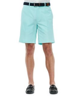 Mens Lightweight Cotton Shorts, Light Blue   Peter Millar   Lt blue (40)