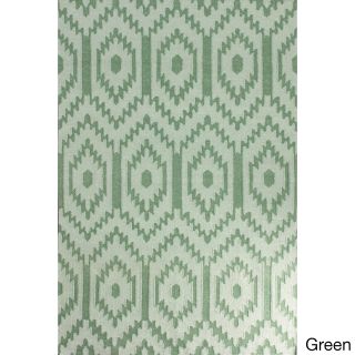 Nuloom Flat Woven Wool Texture Rug (76 X 96)