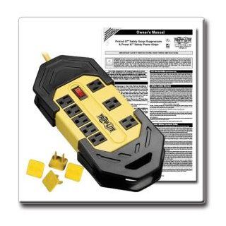 Tripp Lite TLM812GF 8 Outlet Safety Power Strip with GFCI Plug and Metal Housing 12ft Cord, OSHA Yellow Electronics