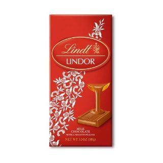 Lindt Lindor Truffle Milk Chocolate Bar, 3.5 Ounce Bars (Pack of 12)  Grocery & Gourmet Food