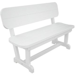 POLYWOOD® Park 48 in. Recycled Plastic Park Bench   Commercial Patio Furniture