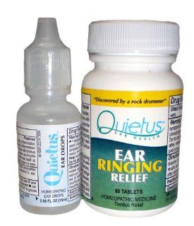 Quietus Quiet Ear Tinnitus Relief Ringing System Health & Personal Care